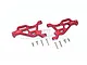 GPM Red Aluminium Front Lower Suspension Arms 2Pcs w/ Hardware MAF055-R