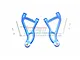 GPM Blue Aluminium Front Upper Suspension Arms 2Pcs w/ Hardware UDR054A-B