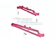 GPM Red Aluminium Front & Rear Chassis Brace Set MAF016FR-R