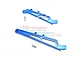 GPM Blue Aluminium Front & Rear Chassis Brace Set MAF016FR-B