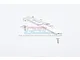GPM Silver Aluminium Front Chassis Brace MAF016F-S