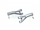 GPM Grey Silver Aluminium Front Upper Suspension Arms 2Pcs w/ Hardware MAF054-GS