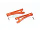GPM Orange Aluminium Front Upper Suspension Arms 2Pcs w/ Hardware MAM054-OR