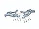 GPM Grey Silver Aluminium Front Lower Suspension Arms 2Pcs w/ Hardware MAF055-GS