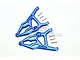 GPM Blue Aluminium Front Lower Suspension Arms 2Pcs UDR055-B