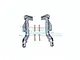 GPM Grey Silver Aluminium Rear Body Post Fixed Mounts 2Pcs w/ Hardware MAI040RA-GS