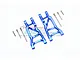 GPM Blue Aluminium Rear Lower Suspension Arms 2Pcs w/ Hardware SLA2W056-B