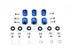 GPM Blue Aluminium TRX6 +12mm Hex Adapters 6Pcs w/ Hardware TRX6010/12MM-B