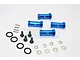 GPM Blue Aluminium +25mm Hex Adapters 4Pcs w/ Hardware SLA010/+25MM-B