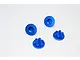 GPM Blue Aluminium 22mm Wheel Cone Nuts 4Pcs TXM005N-B
