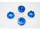 GPM Blue Aluminium 22mm Wheel Nuts 4Pcs TXM005-B