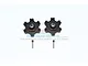 GPM Black Aluminium 17mm Wheel Hex +6mm Adapters 2Pcs w/ Hardware MAF010+6MM-BK