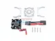 GPM Grey Silver Aluminium Motor Heat Sink w/ Cooling Fan Set ER2018FAN-GS