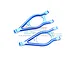 GPM Blue Aluminium Front Upper Suspension Arms 2Pcs MAV054-B