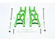 GPM Green Aluminium Front Suspension Arms 2Pcs SLA2W055-G