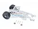 GPM Silver Aluminium Wheelie Bar w/ Wing Mount MAO040R-S