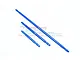 GPM Blue Aluminium Front/Centre/Rear Chassis Support Brace Set MAKX025-B