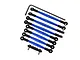 GPM Aluminium Complete Tie Rod Set - Blue ERV160-B-BEBK
