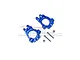 GPM Blue Aluminium Steering Hub Carriers (C-Hub) 2Pcs LU4019-B