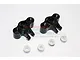 GPM Black Aluminium Front or Rear Axle Carriers 2Pcs ERV021-BK