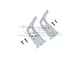 GPM Silver Aluminium Rear Wing Mounts 2Pcs MAI040RB-S