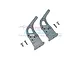 GPM Silver Grey Aluminium Rear Wing Mounts 2Pcs MAI040RB-GS
