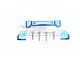 GPM Blue Aluminium Rear Lower Suspension Mount 3Pcs GT009-B