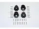 GPM Black Aluminium Front/Rear Outer Portal Drive Housing 4Pcs TRX4021A/2-BK