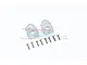 GPM Black Aluminium Front or Rear Outer Portal Drive Housing 2Pcs SCX3021A-S