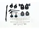 GPM Black Aluminium Front Steering & Suspension Performance Upgrade Set TRX4H100F-BK