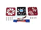GPM Red Aluminium Motor Heat Sink w/ Cooling Fan MAKX018FAN-R