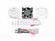 GPM Silver Aluminium Motor Heat Sink w/ Cooling Fan UDR018FAN-S