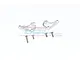GPM Silver Aluminium Front Body Post Mounts 2Pcs SCX3201FB-S