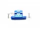 GPM Blue Aluminium Roll Bar Retainer MAO040RB-B