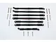 GPM Black Aluminium Upper & Lower Adjustable Suspension Linkages 7Pcs TRX4160-BK-BEBK