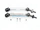 GPM Silver Hardened Steel & Aluminium Rear Universal CVD Drive Shafts 2Pcs w/ Spring Steel Wheel Hexes SRUS41277RH-S
