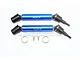 GPM Blue Steel & Aluminium Front or Rear Universal CVD Drive Shafts 2Pcs MAG108FRS-B