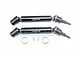GPM Black Steel & Aluminium Front or Rear Universal CVD Drive Shafts 2Pcs MAG108FRS-BK
