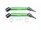 GPM Green Steel & Aluminium Front or Rear Universal CVD Drive Shafts 2Pcs MAB108FRS-G