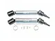GPM Grey Silver Steel & Aluminium Front or Rear Universal CVD Drive Shafts 2Pcs MAB108FRS-GS