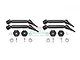 GPM Black Aluminium & Harden Steel Maxx 4S Front and Rear Universal Drive Shafts Set 4Pcs w/ 17mm Clawed +2mm Off-Set Wheel Hexes & Hardware TXMS123AHEX2-BK