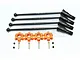 GPM Harden Steel Traxxas 8S X-Maxx Front & Rear CVD Complete Set w/ Orange Aluminium Hexes TXM8170N/2-OR