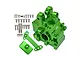 GPM Green Aluminium Front or Rear Gearbox Case MAKX012NF/R-G
