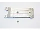 GPM Racing silver aluminium rear suspension tie bar for RC cars with a small metal screw included.