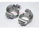 GPM Grey Silver Aluminium Front Steering Hub Carriers (C-Hubs) 2Pcs TXM019-GS