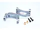 GPM Grey Silver Aluminium Front Steering Hub Carriers (C-Hubs) 2Pcs TT2B019-GS