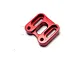 GPM Red Aluminium Servo & Front Hub Carrier Mount SCX6024-R