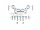 GPM Grey Silver Aluminium Front Top Brace MAO015-GS