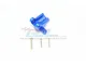 GPM Blue Aluminium Rear Centre Chassis Brace Mount MAK015RA-B
