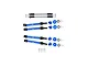 GPM Blue Hardened Steel & Aluminium Drive Train Upgrade Set w/ Stainless Steel Adjustable Front Steering Tie Rods TXMS143FRS-B
